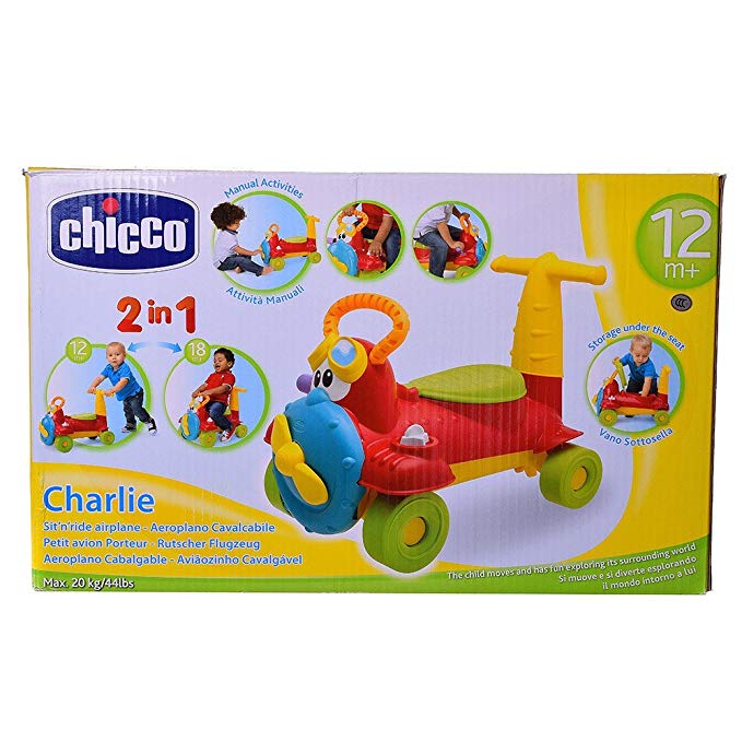 Farmacologie Terminologie Grit CHICCO CHARLIE SIT 'N' RIDE AIRPLANE - chicco