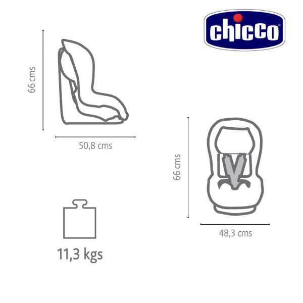 Chicco on sale nextfit specs