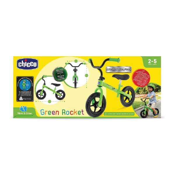 CHICCO BALANCE BIKE GREEN ROCKET จักรยานทรงตัว