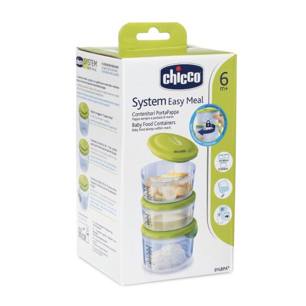 CHICCO BABY FOOD CONTAINERS