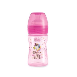 CHICCO WELL BEING BOTTLE LOVE PINK 150ML