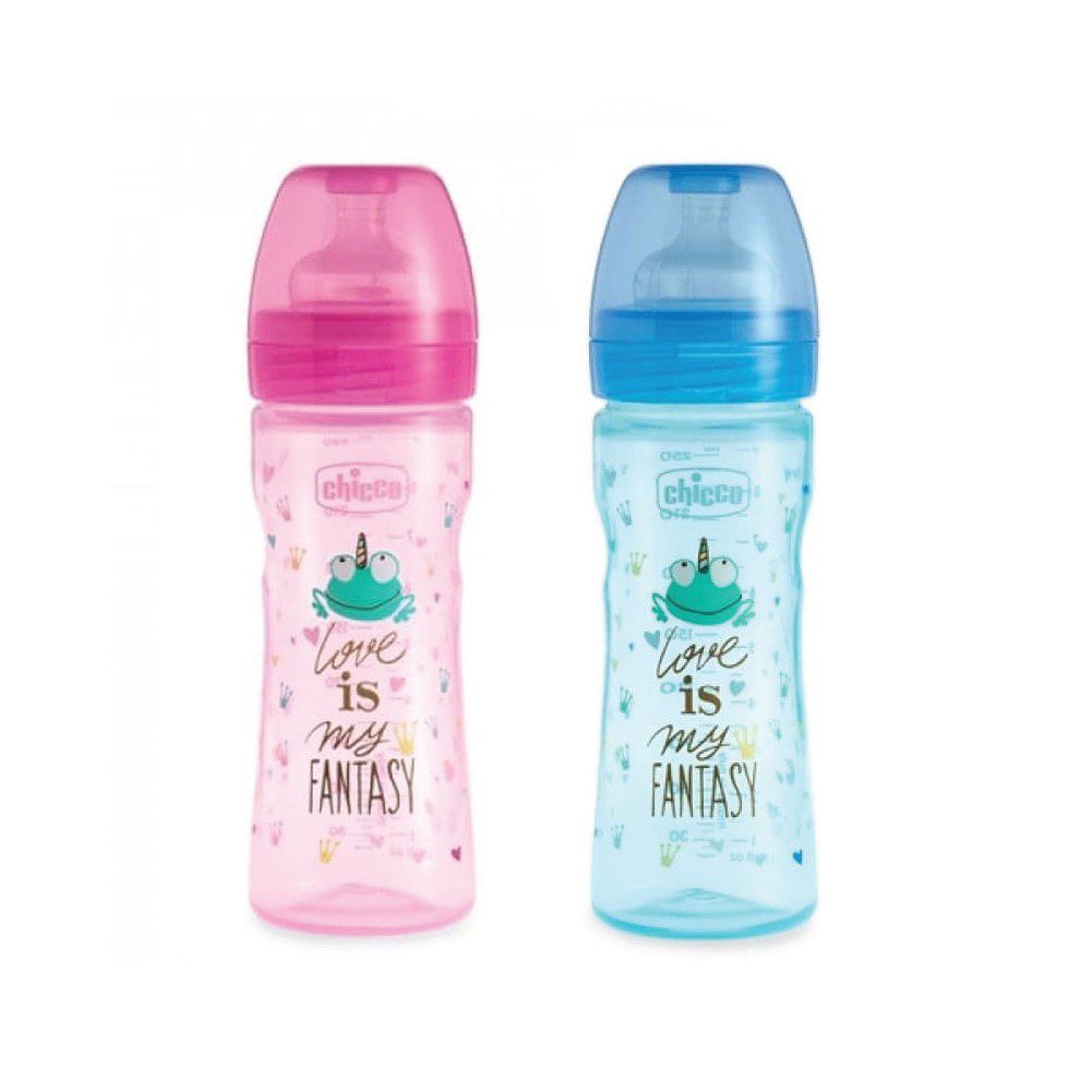 Chicco Chicco 250 ml WellBeing Feeding Bottle Love Editionfree shipping 