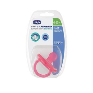 CHICCO PHYSIO SOOTHER LOVE PINK 6 TO 16M