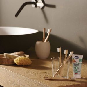 CHICCO BAMBOO TOOTHBRUSH 3 YEARS UP