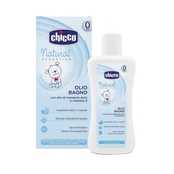 CHICCO NATURAL BATH OIL 200ML chicco