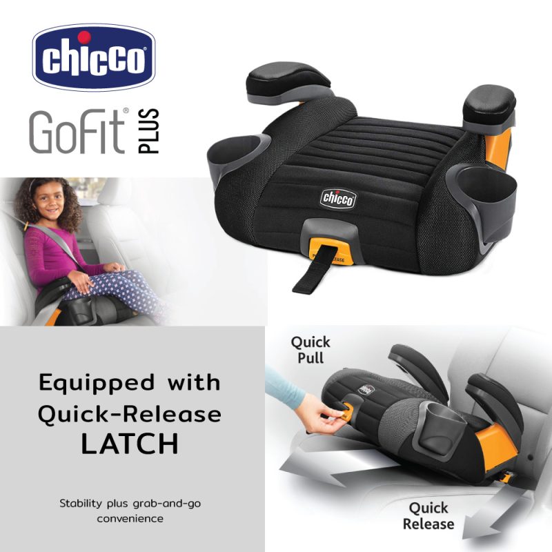CHICCO GO FIT PLUS BOOSTER SEATBLACK คาร์ซีท chicco